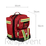 Wymiary plecaka ratowniczego Malmedy Teqler: około 56 × 44 × 34 cm