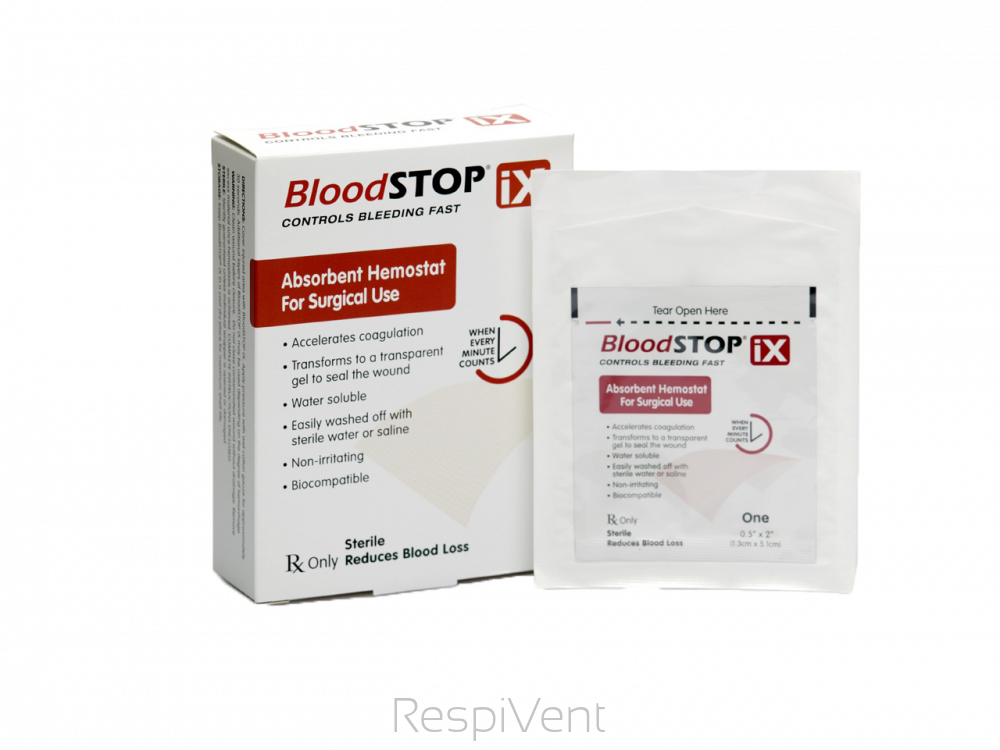 BloodSTOP® iX  wchłanialny opatrunek hemostatyczny