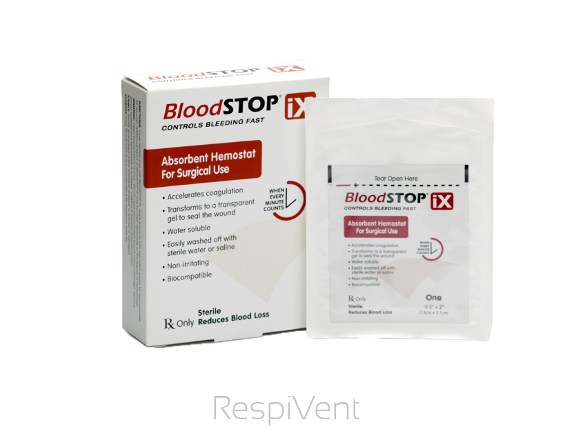 BloodSTOP® iX  wchłanialny opatrunek hemostatyczny
