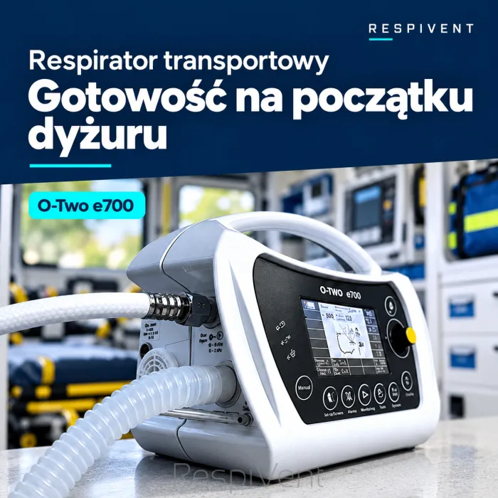 Respirator transportowy na początku dyżuru - jak sprawdzić gotowość sprzętu do pracy?